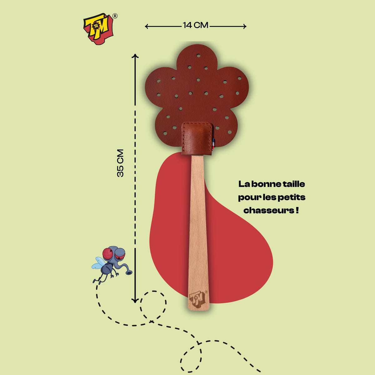 La mini Tape Ta Mouche des enfants " Fleur"